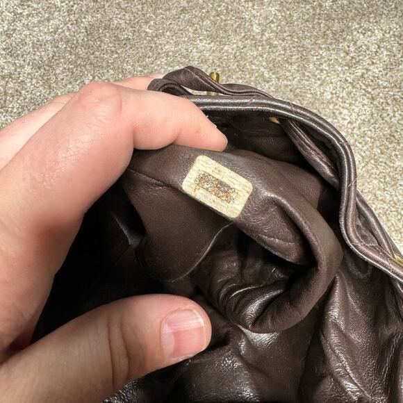 Chanel Matelasse Chain Backpack Duma Lambskin CC Logo Chocolate Brown Vintage - Picture 13 of 16